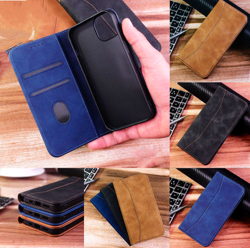 iPhone All Models - CaseMe Classic Leather Flip Book Card Slot Case